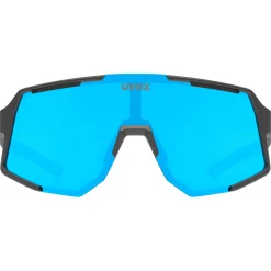 Occhiali Uvex Sequenze - Black Matte Mirror Blue