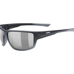 Occhiali Uvex Sportstyle 230 - Black mat Mirror silver