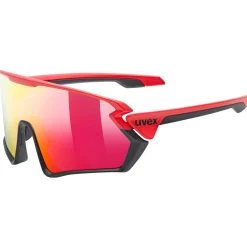 Occhiali Uvex Sportstyle 231 - Nero rosso Mirror red