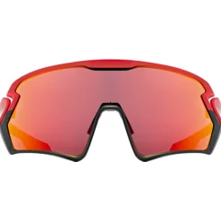 Occhiali Uvex Sportstyle 231 - Nero rosso Mirror red