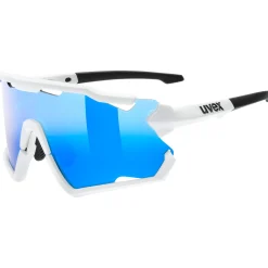 Occhiali Uvex Sportstyle 228 Set - White mat mirror blue