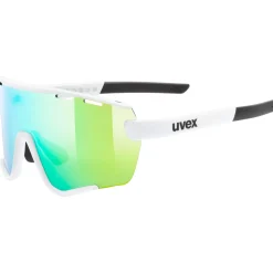 Occhiali Uvex Sportstyle 236 Set - Bianco opaco mirror green