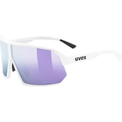 Occhiali Uvex sportstyle 237 - White matt mirror lavender