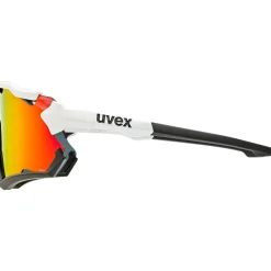 Occhiali Uvex Sportstyle 228 - White black mirror red