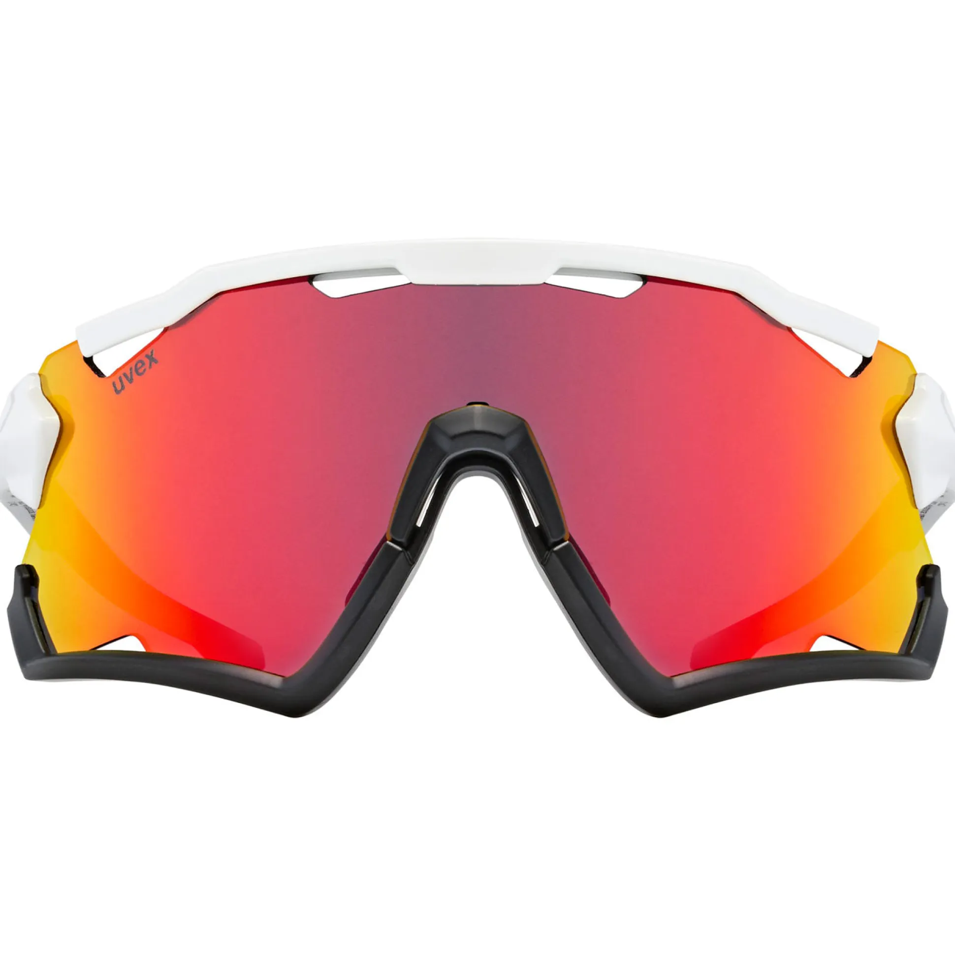 Occhiali Uvex Sportstyle 228 - White black mirror red