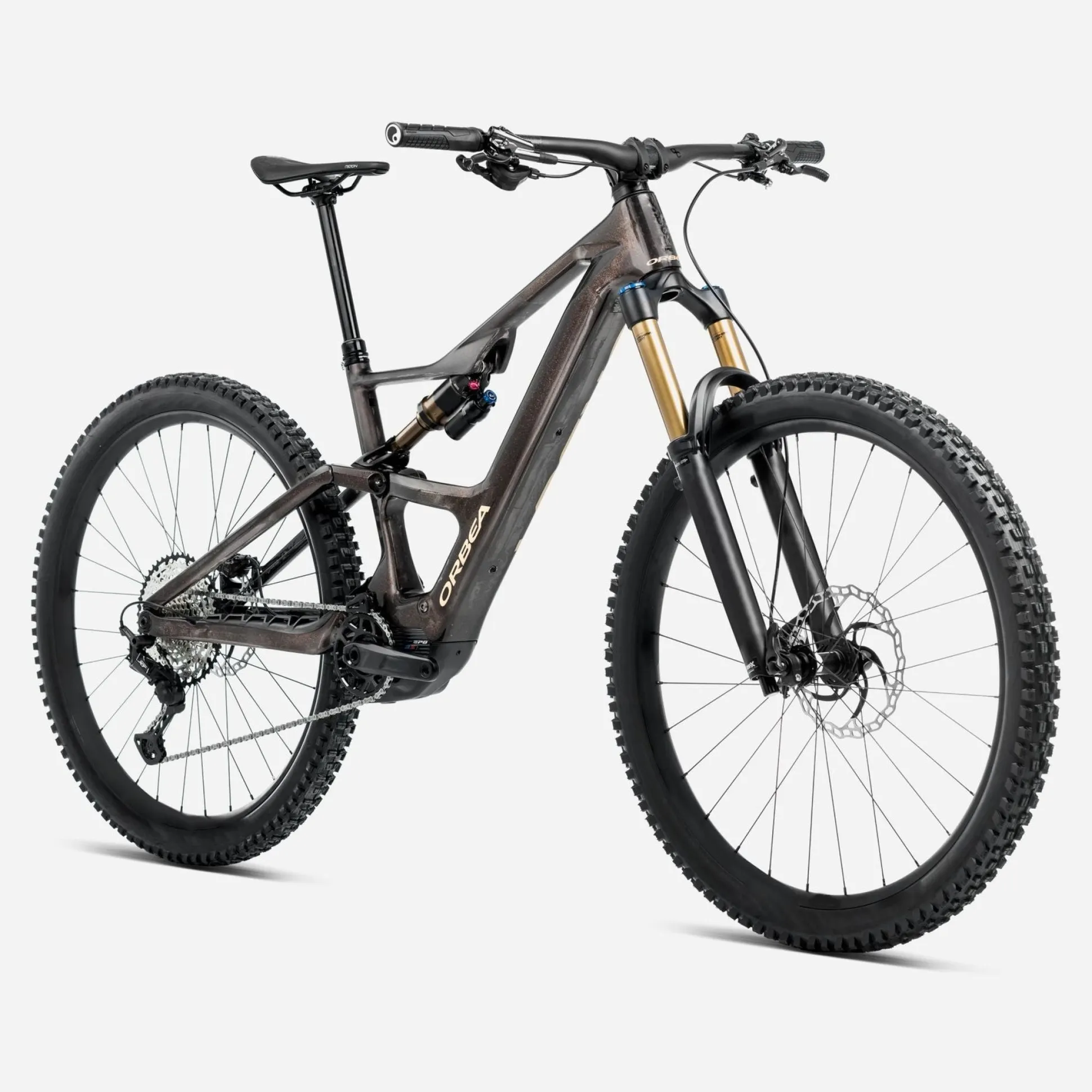 Orbea Rise LT M10 630Wh - Nero oro