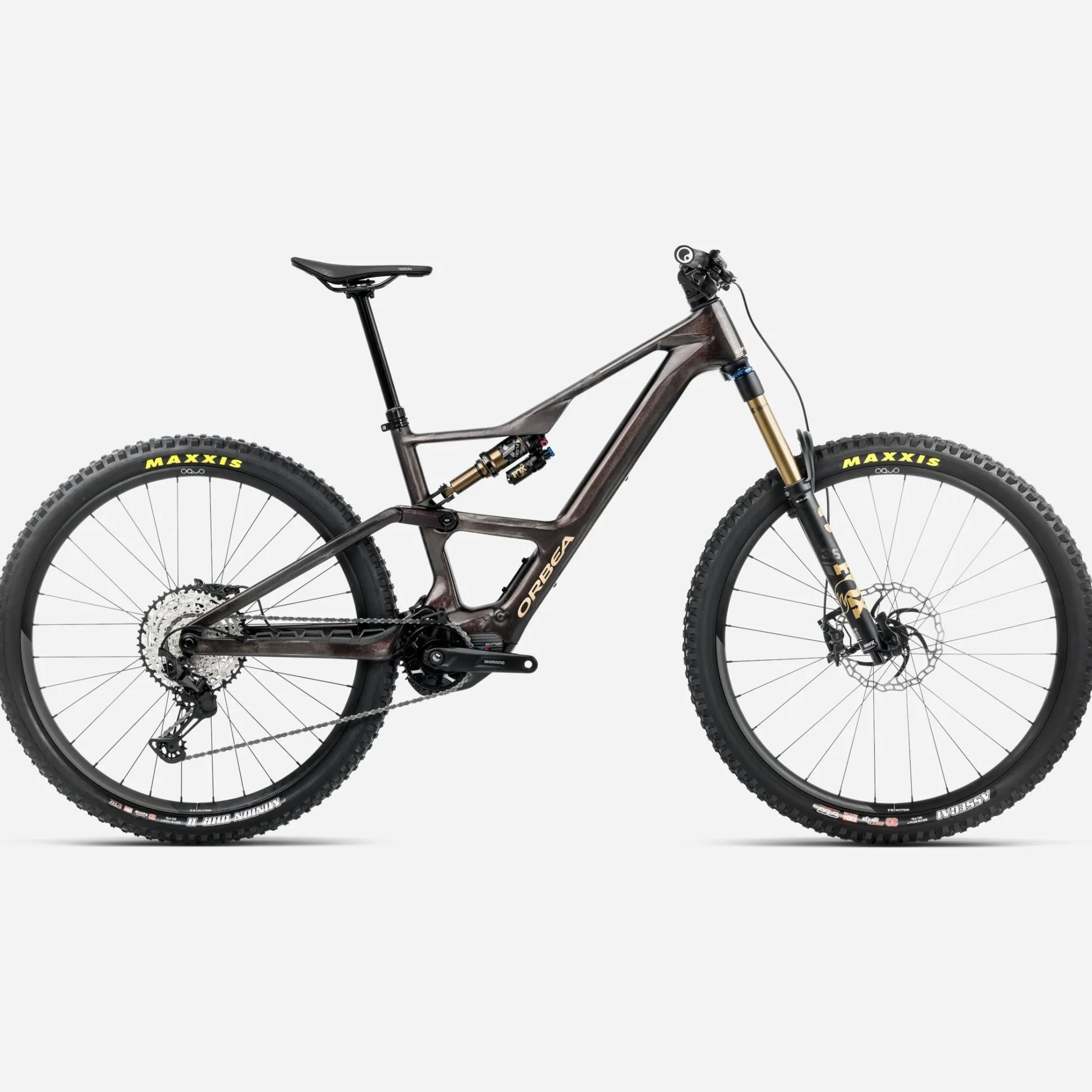 Orbea Rise LT M10 630Wh - Nero oro