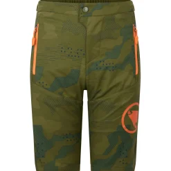Pantaloncini bambino Endura MT500 Burner - Verde camo