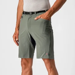 Pantaloncini Castelli Unlimited Trail - Grigio
