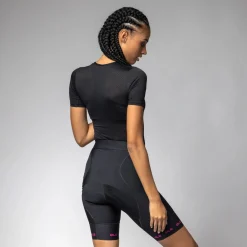 Pantaloncini donna Ale PR-E Strada 2.0 2025 - Nero fucsia
