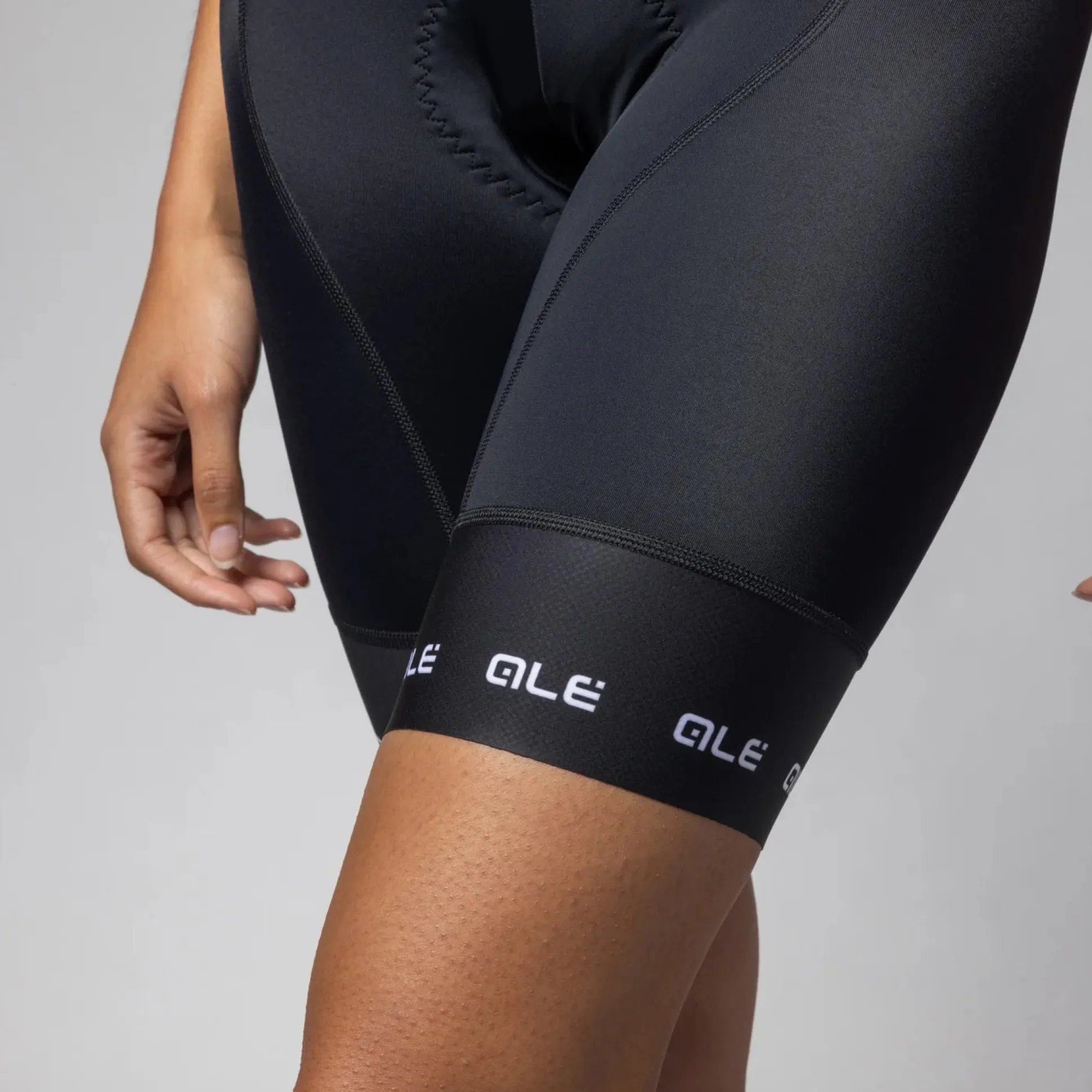 Pantaloncini donna Ale PR-E Strada 2.0 2025 - Nero bianco