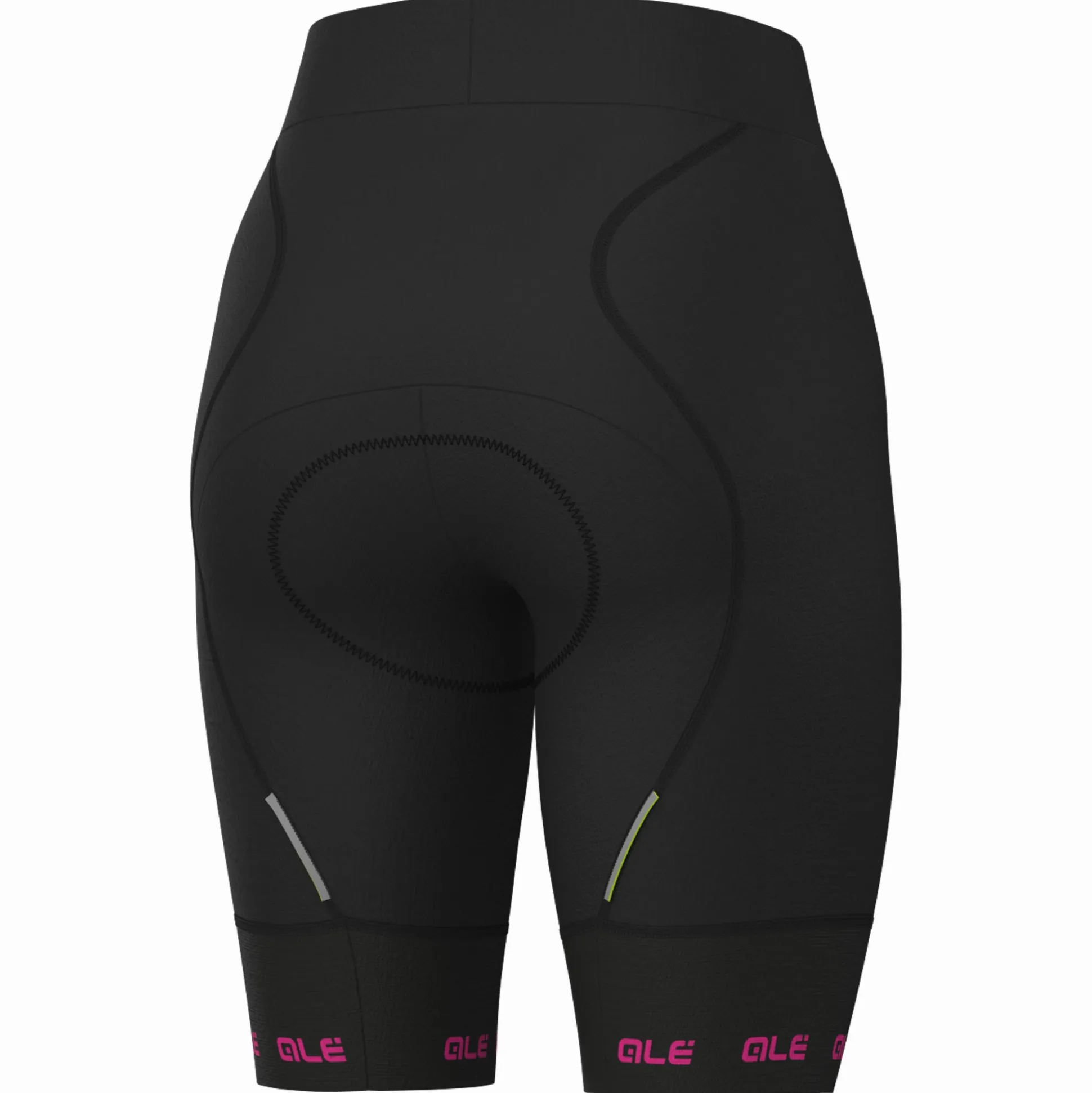 Pantaloncini donna Ale PR-E Strada 2.0 - Nero fucsia