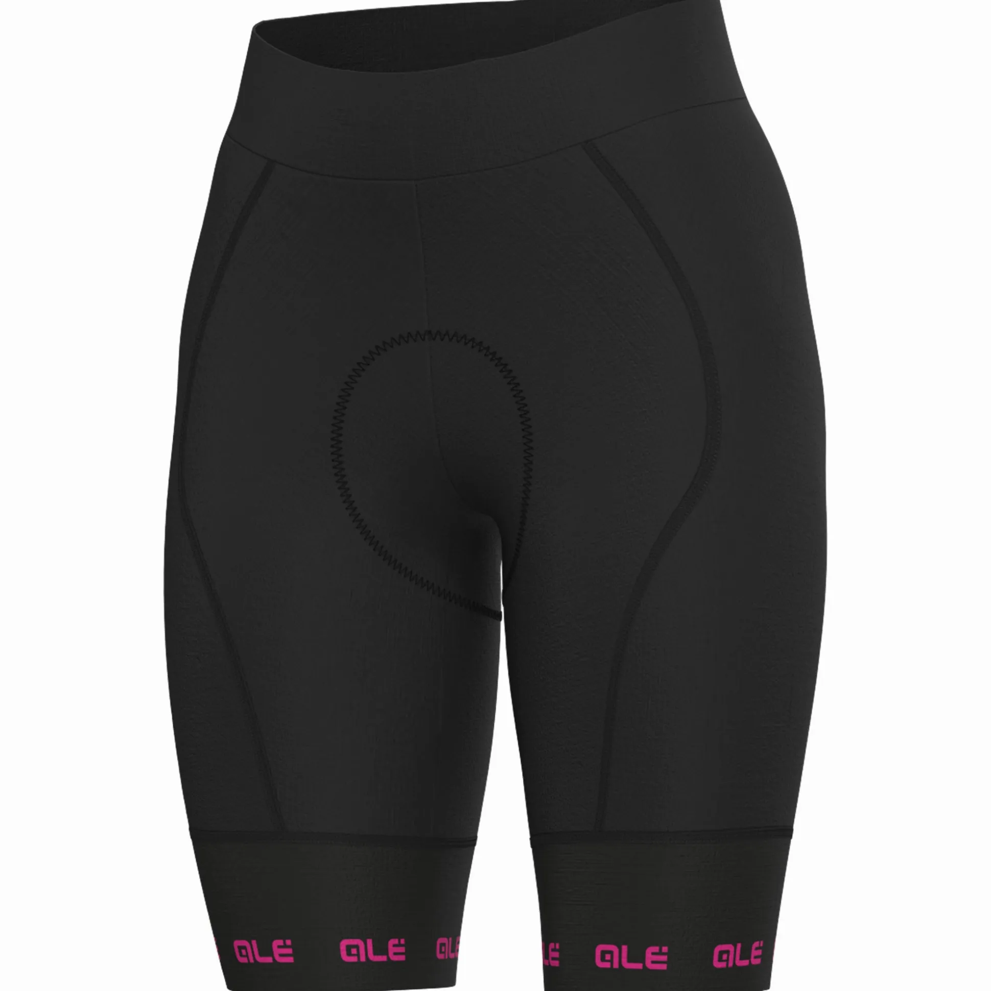 Pantaloncini donna Ale PR-E Strada 2.0 - Nero fucsia