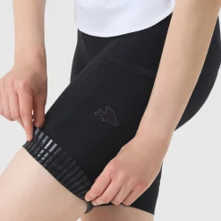 Pantaloncini donna Cafe du Cycliste Elsa - Nero