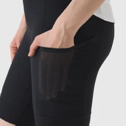 Pantaloncini donna Cafe du Cycliste Elsa - Nero