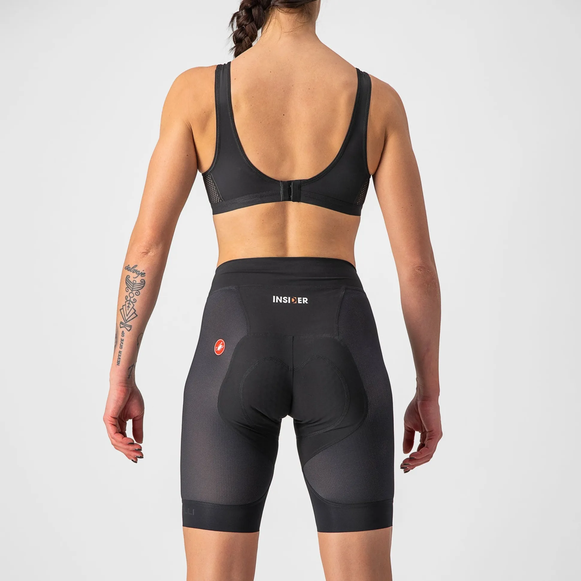 Pantaloncini donna Castelli Insider - Nero