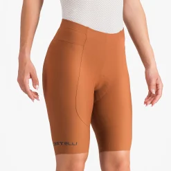 Pantaloncini donna Castelli Espresso DT - Marrone