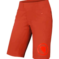 Pantaloncini donna Endura Singletrack Lite Shortfit - Rosso