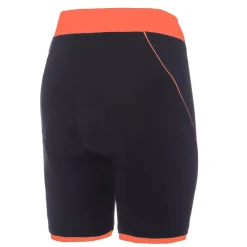 Pantaloncini donna Rh+ Pista - Nero arancio