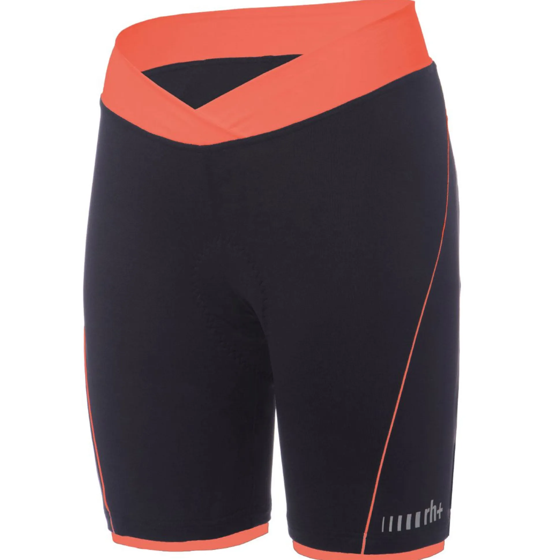 Pantaloncini donna Rh+ Pista - Nero arancio