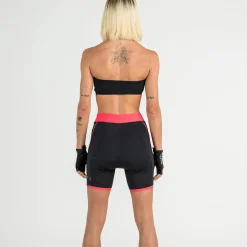 Pantaloncini donna Rh+ Pista - Nero rosa
