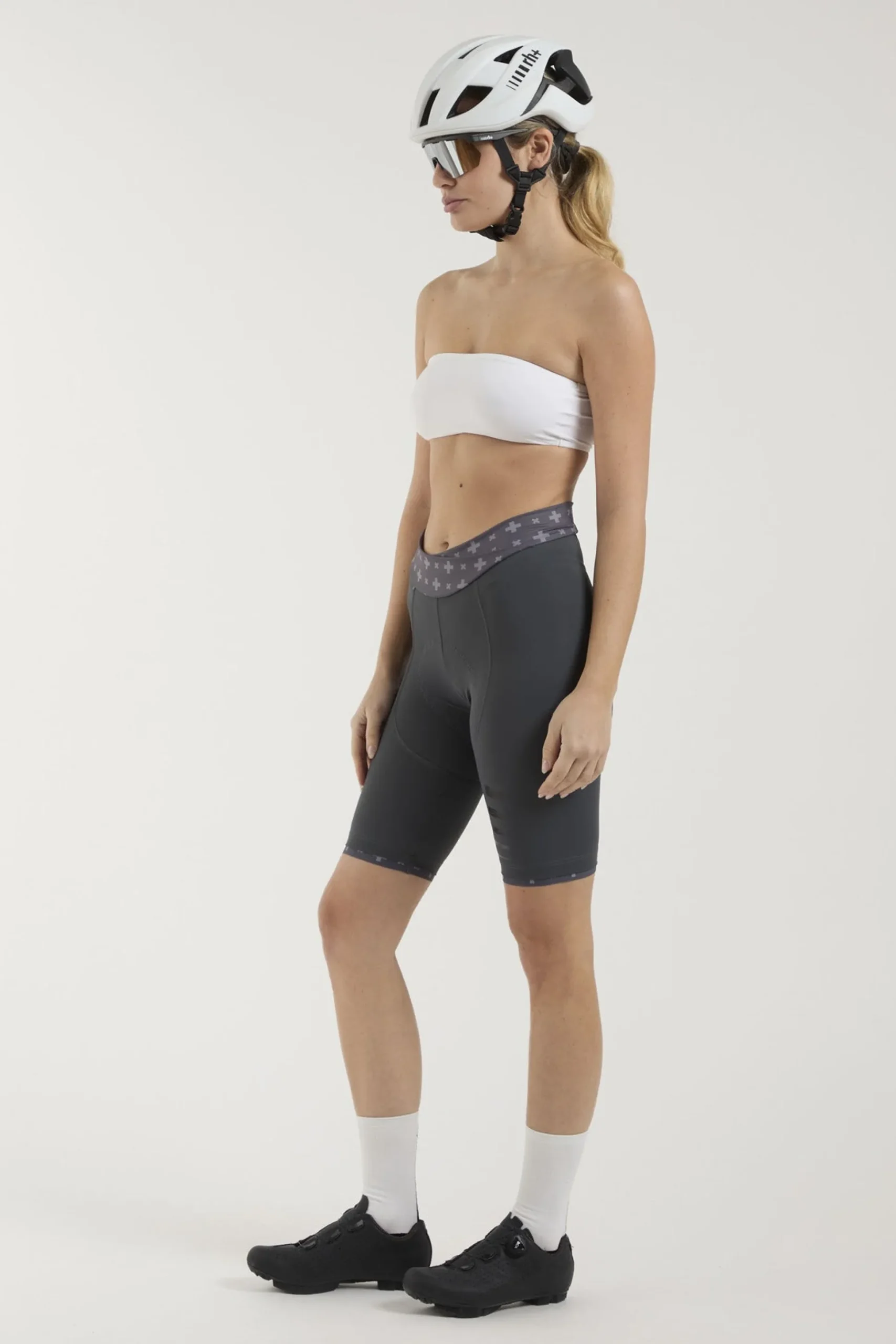 Pantaloncini donna Rh+ Swift 18 cm - Verde