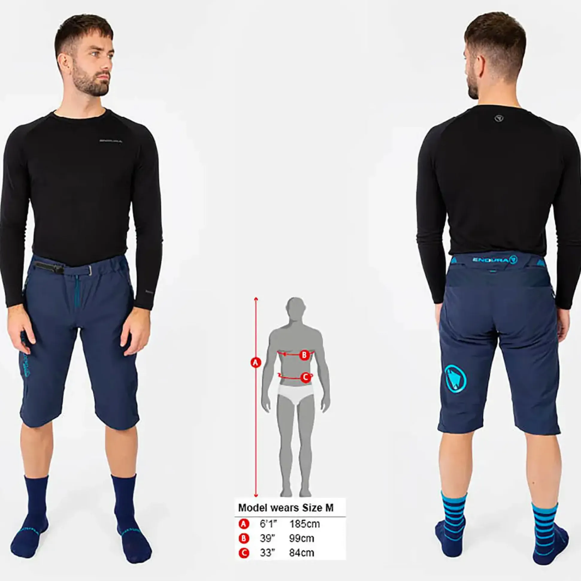 Pantaloncini Endura MT500 Burner - Blu
