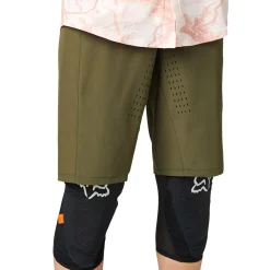 Pantaloncini Fox mtb donna Flexair Lite - Verde