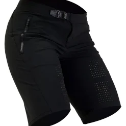 Pantaloncini Fox mtb donna Flexair - Nero nero