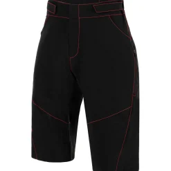 Pantaloncini mtb donna Santini Selva - Nero fuxia
