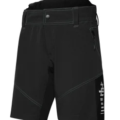 Pantaloni corti donna MTB Rh+ - Nero