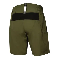 Pantaloni corti donna MTB Rh+ - Verde nero