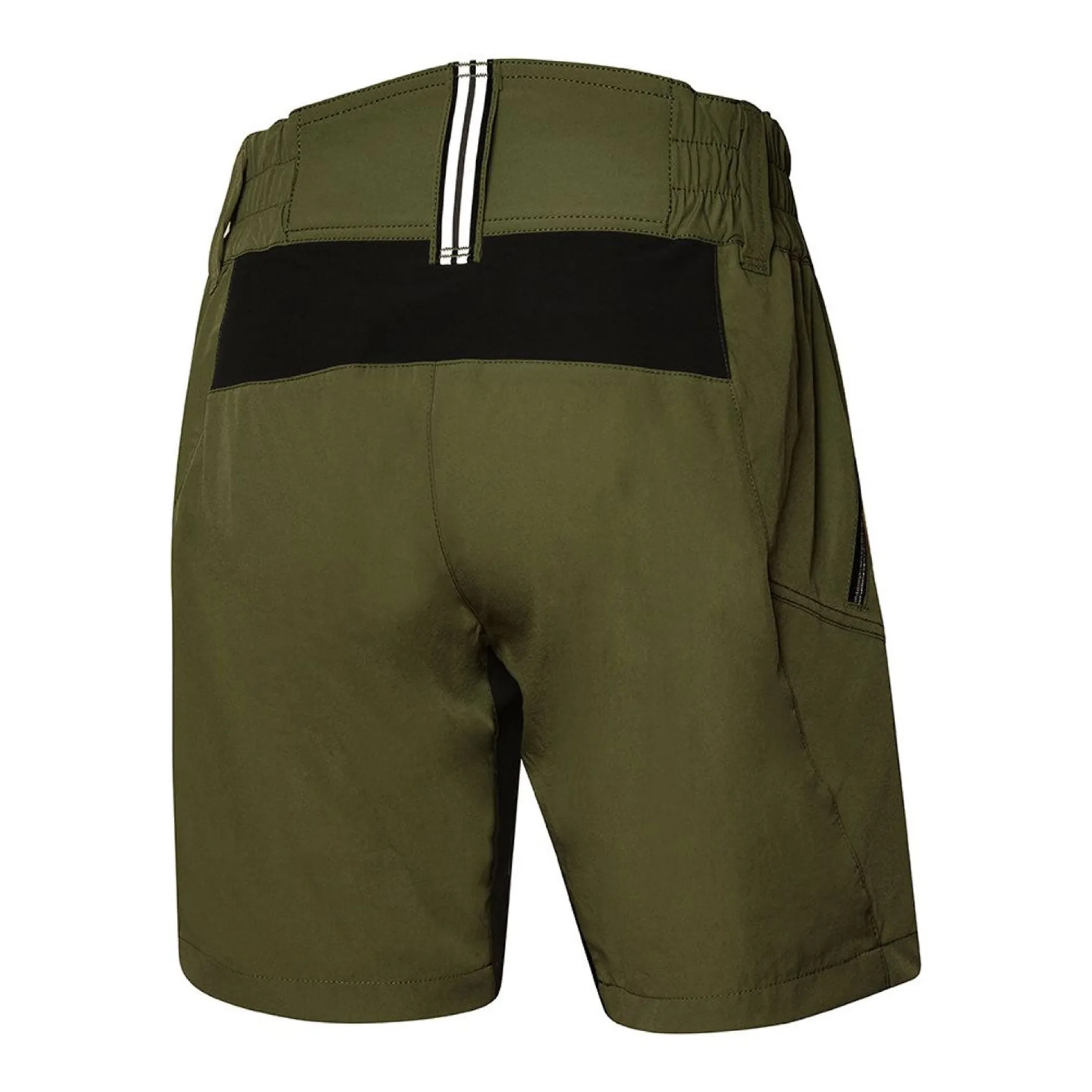 Pantaloni corti donna MTB Rh+ - Verde nero