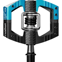 Pedali Crank Brothers Mallet E LS - Nero blu
