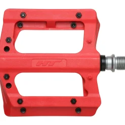Pedali flat HT PA12A - Rosso