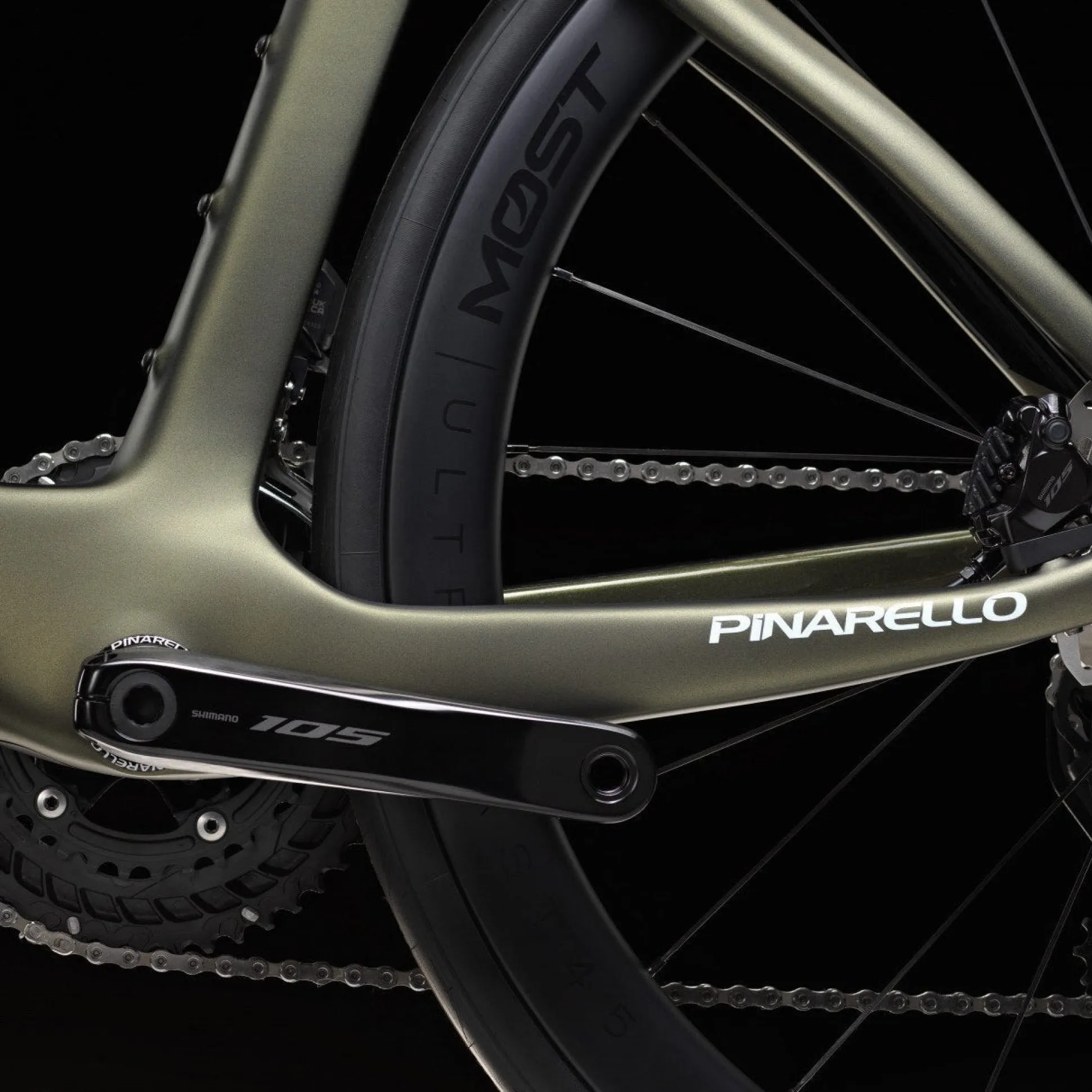 Pinarello F5 105 Di2 Most Ultrafast 45 - Nero