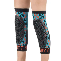 Protezioni ginocchio bambino Seryt Flow - Azzurro rosso
