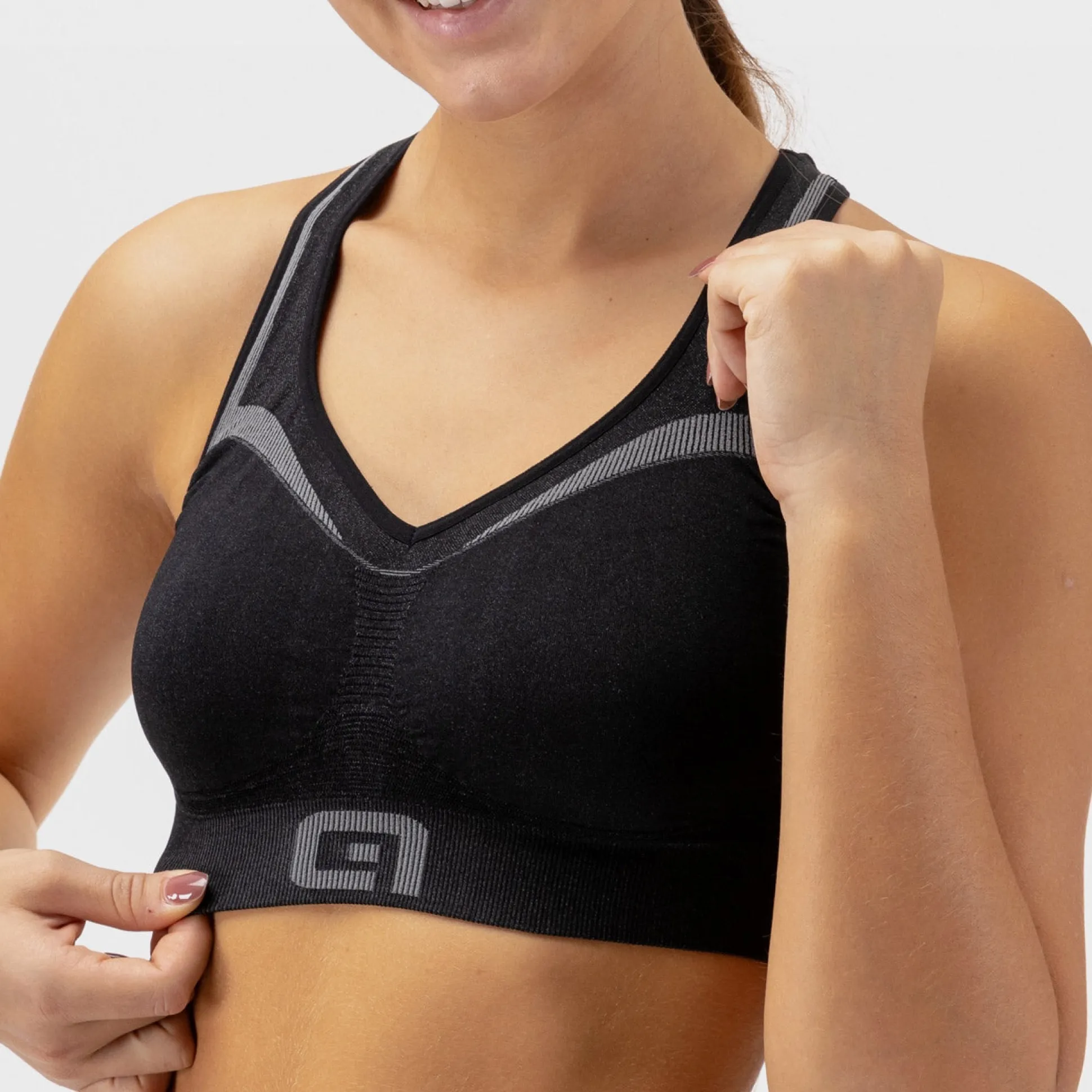Reggiseno Ale Top - Nero grigio