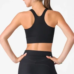 Reggiseno Castelli Comfort Travel Crop Top - Nero