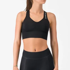 Reggiseno Castelli Comfort Travel Crop Top - Nero