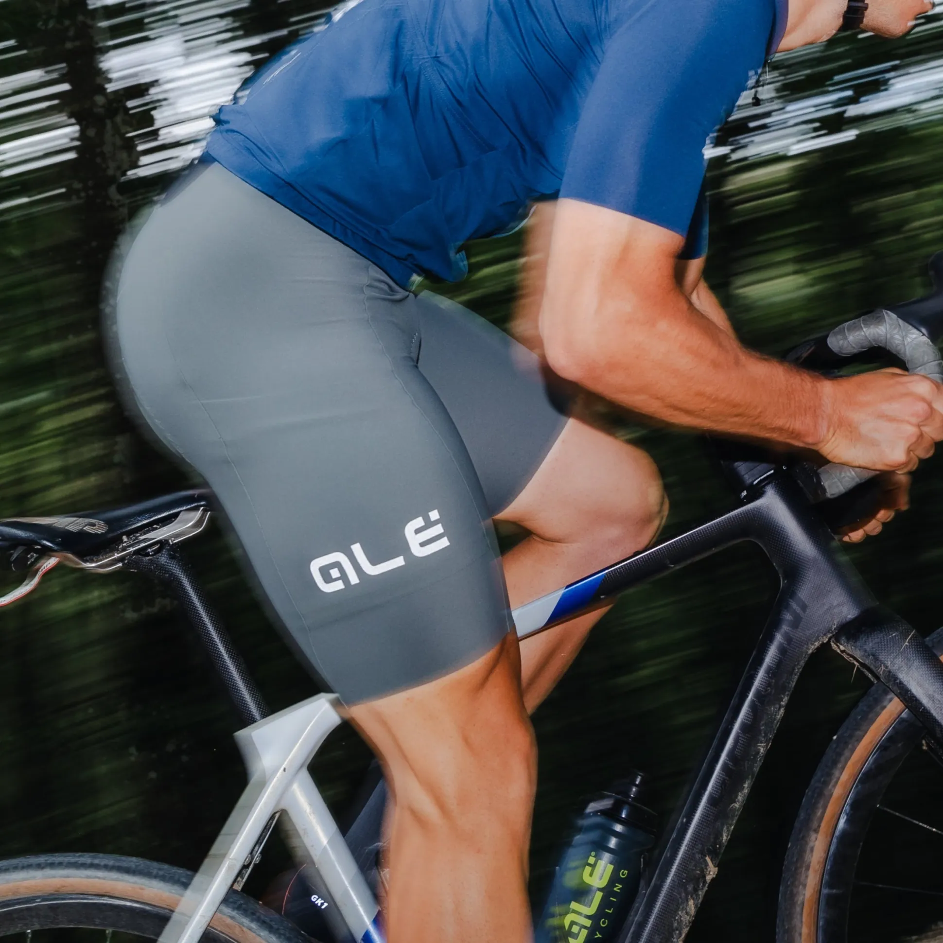 Salopette Ale Off Road Gravel Pro - Grigio