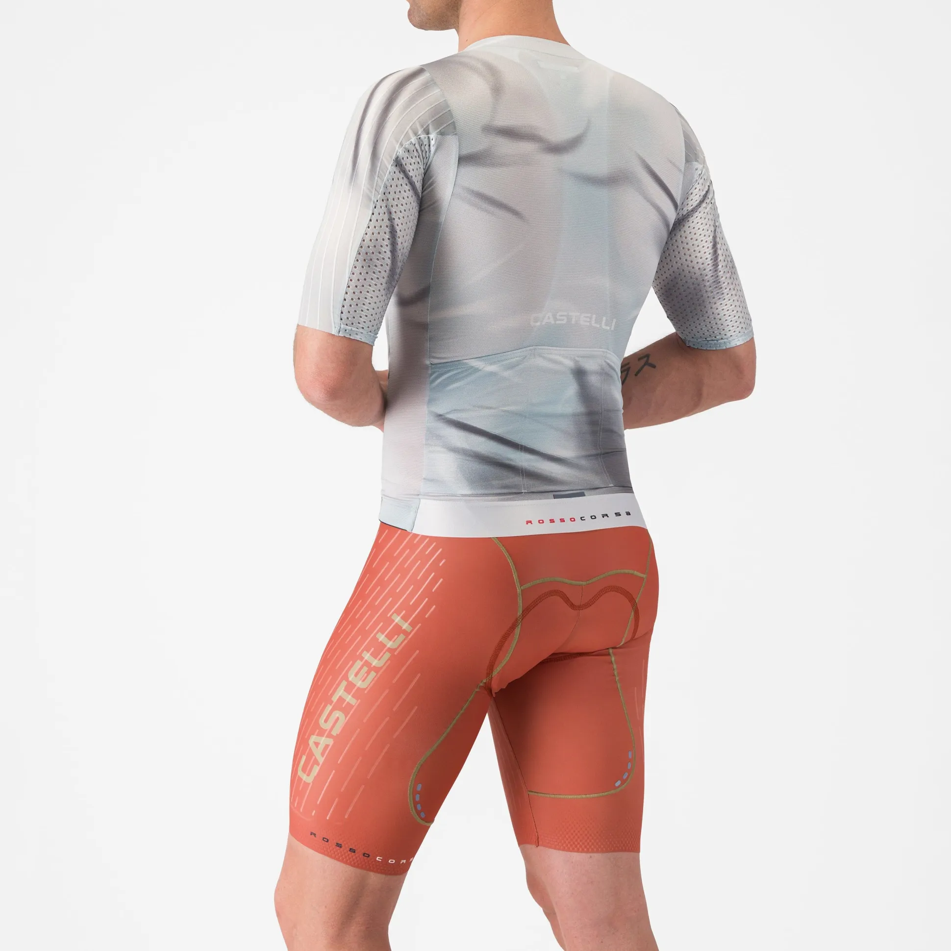 Salopette Castelli Free Aero Race S Kit - Arancio