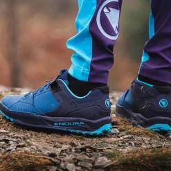 Scarpe Mtb Endura MT500 Burner Flat - Blu