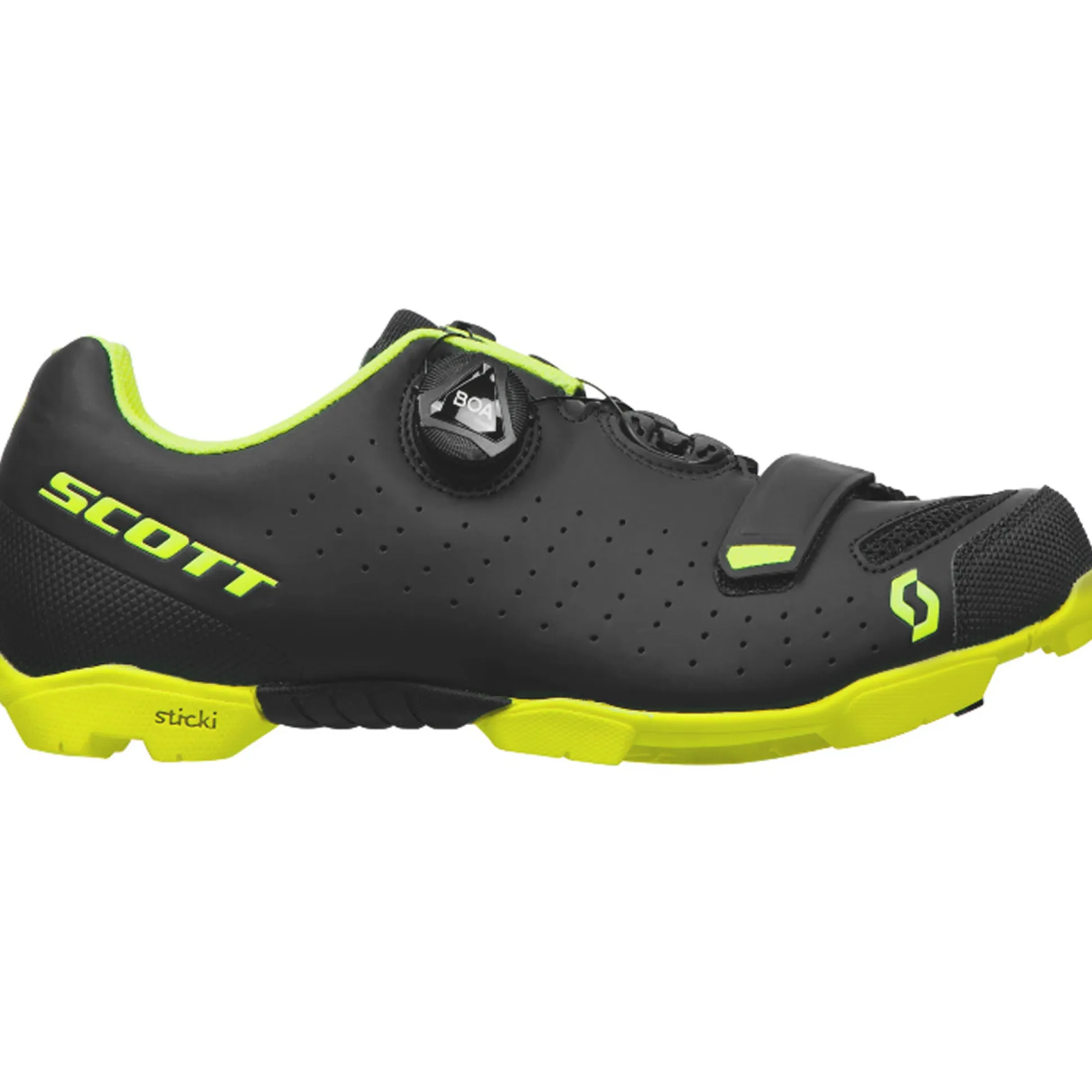 Scarpe mtb Scott Comp Boa - Nero giallo