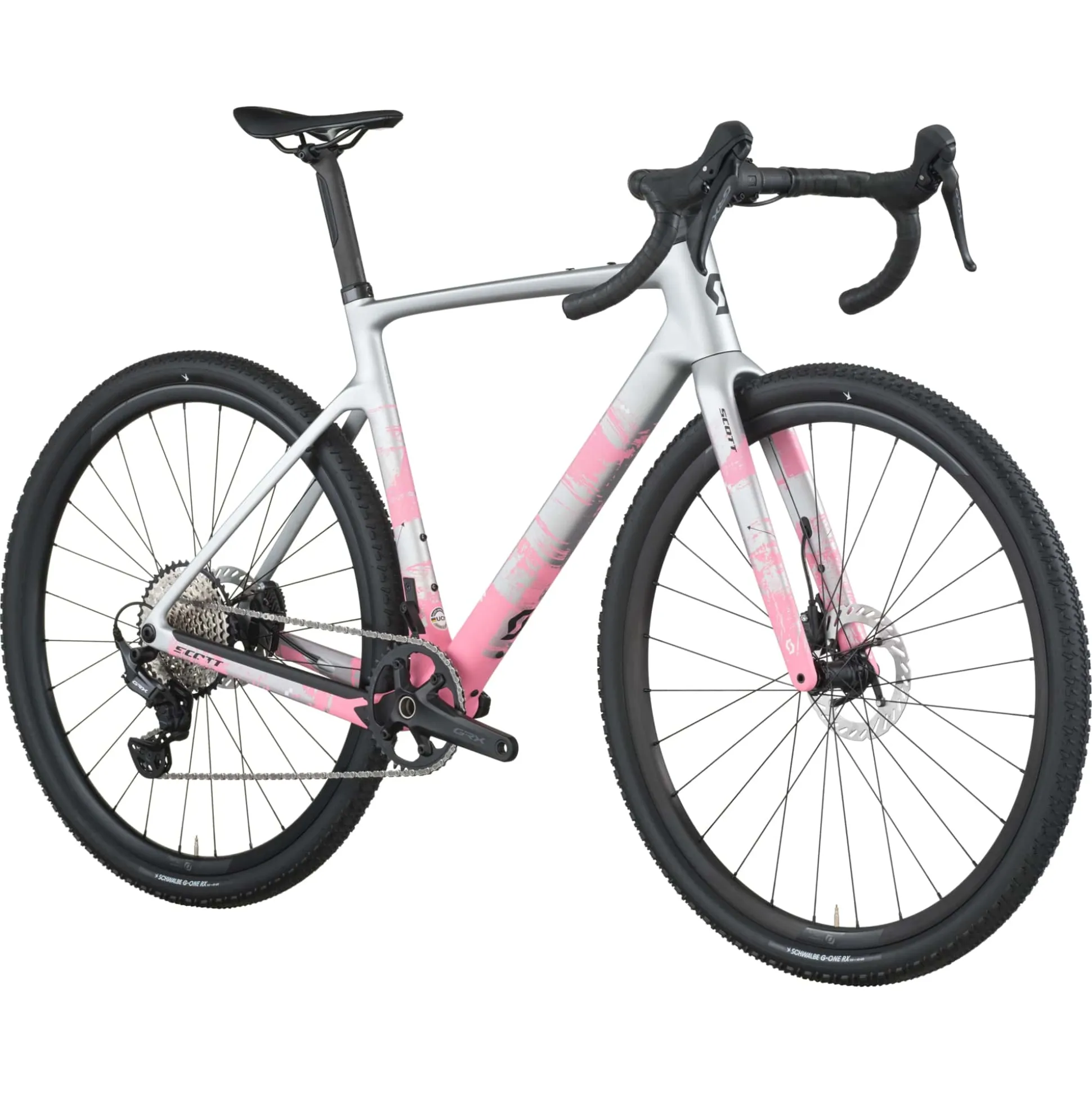 Scott Addict Gravel 30 - Grigio rosa