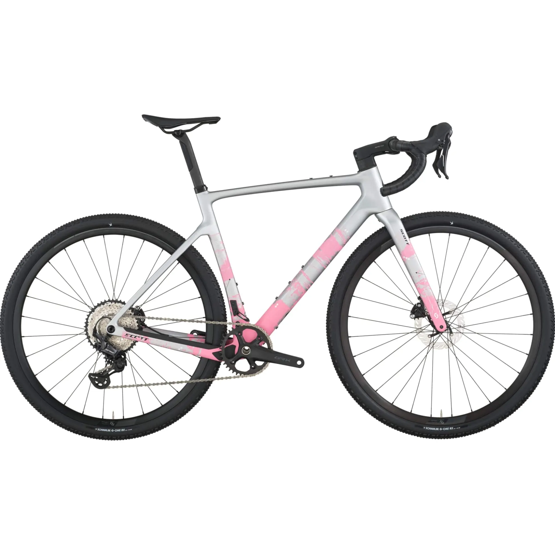 Scott Addict Gravel 30 - Grigio rosa