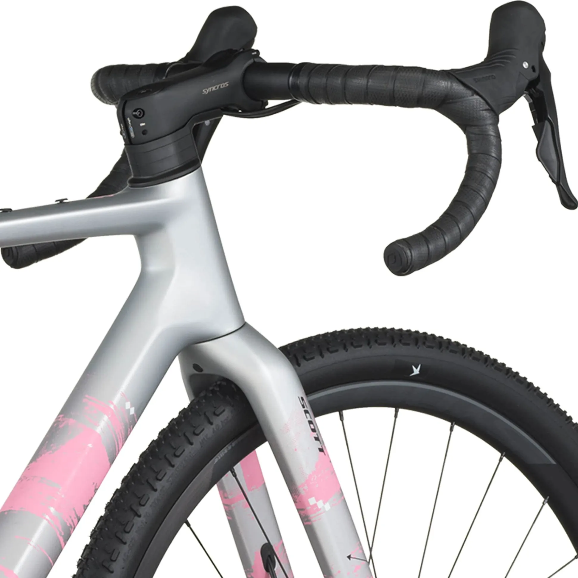 Scott Addict Gravel 30 - Grigio rosa