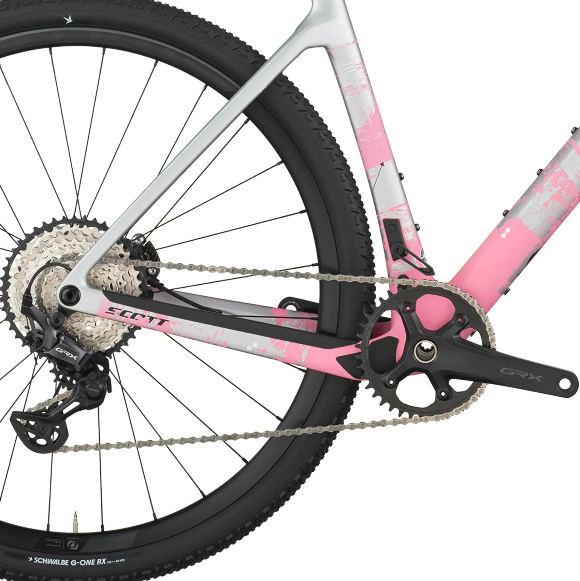 Scott Addict Gravel 30 - Grigio rosa