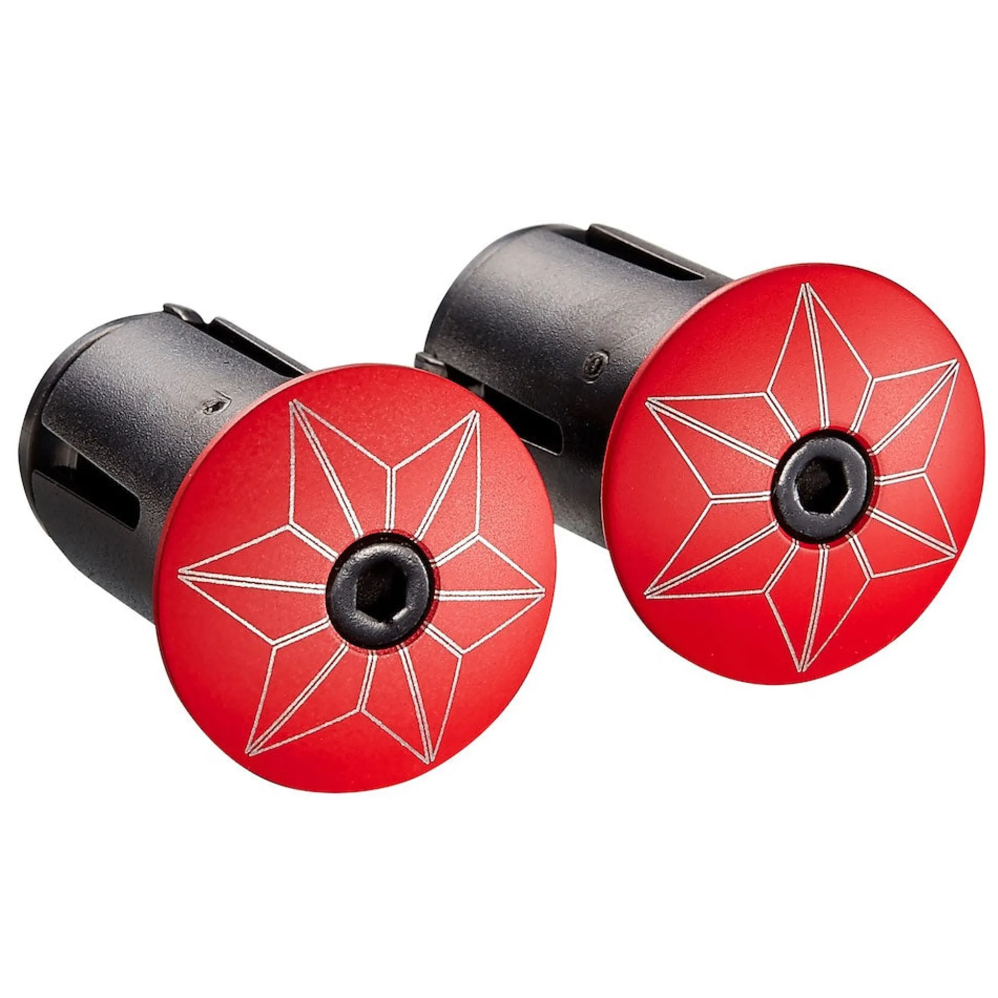 Tappi nastro manubrio Supacaz Star - Rosso