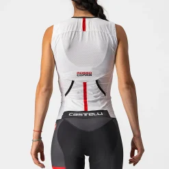 Top Castelli donna Free 2 Tri Singlet - Bianco